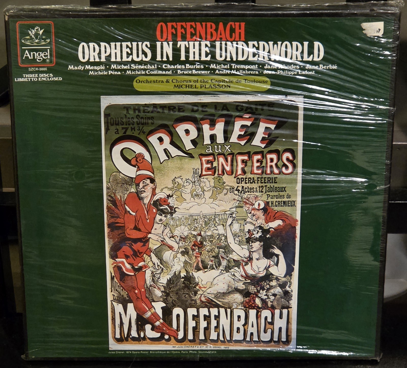 OFFENBACH ORPHEUS IN THE UNDERWORLD PLASSON SZCX-3886 Box Set Sealed Old Stock