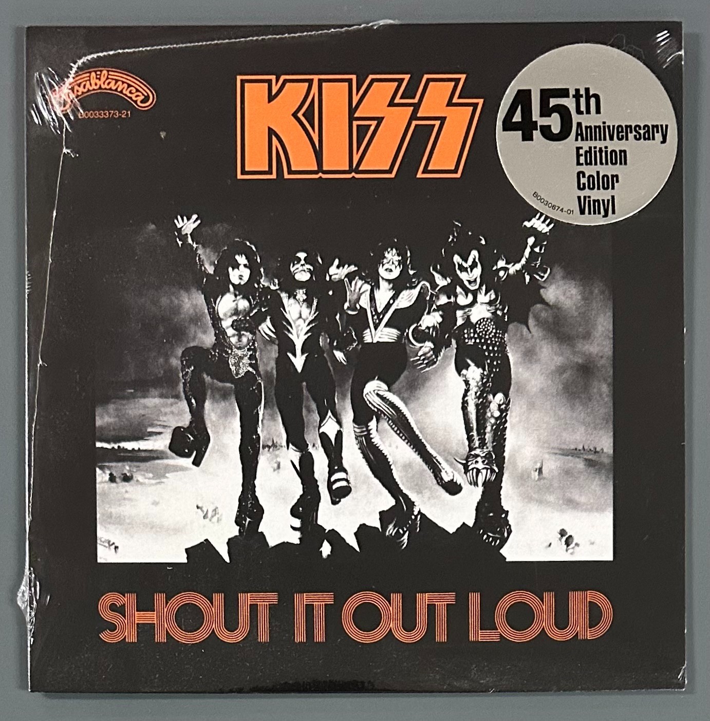 KISS – SHOUT IT OUT LOUD 7″ Single 45th Anniversary Edition COLOR VINYL Sealed!