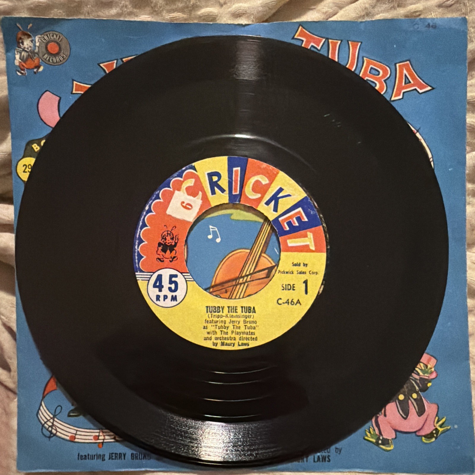 Tubby Tuba 45 RPM Children (Picture Paper Sleeve Only) (S1A)