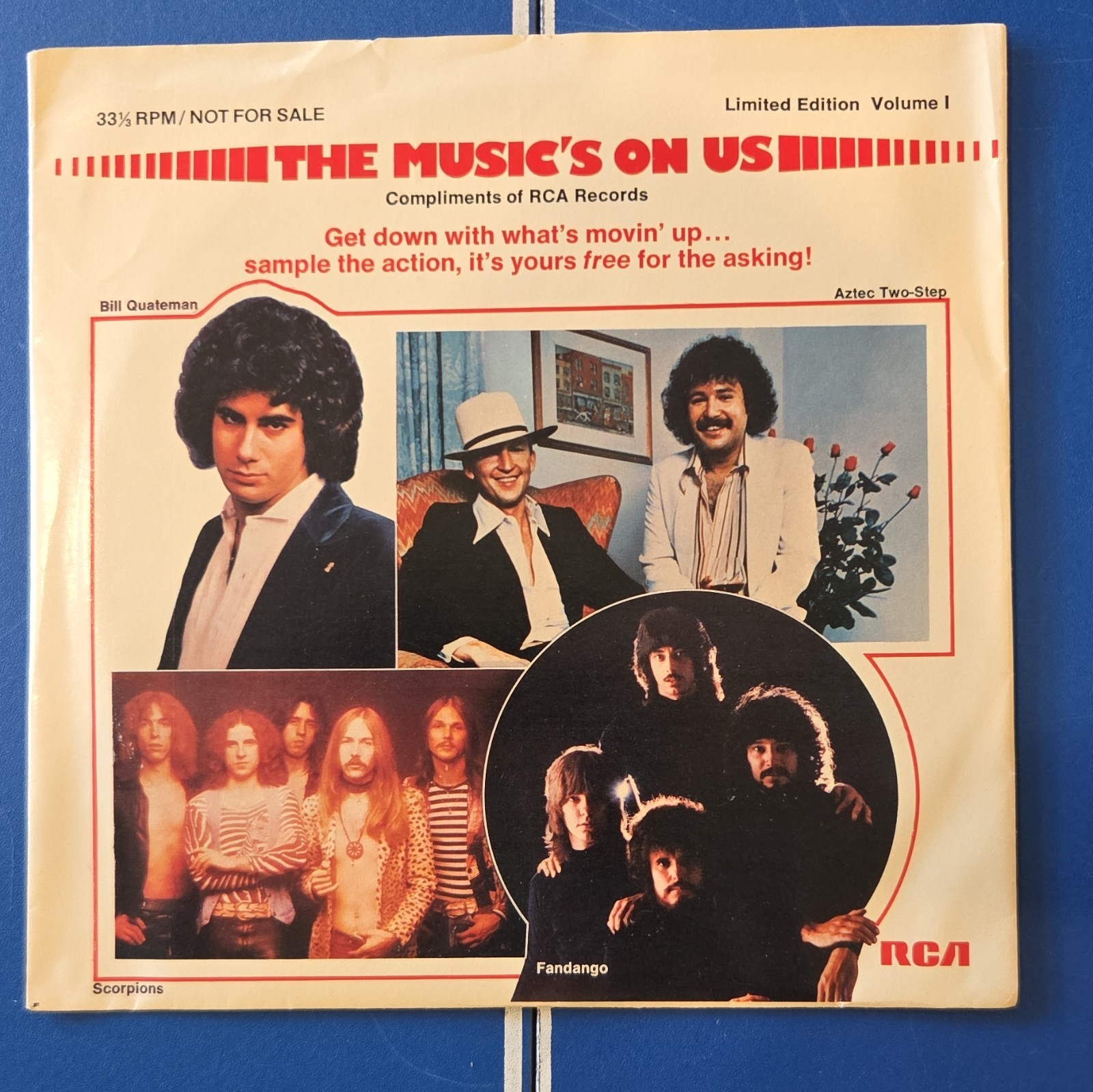 Scorpions Steamrock Fever – RCA Records “The Music’s On Us” Promotional Only