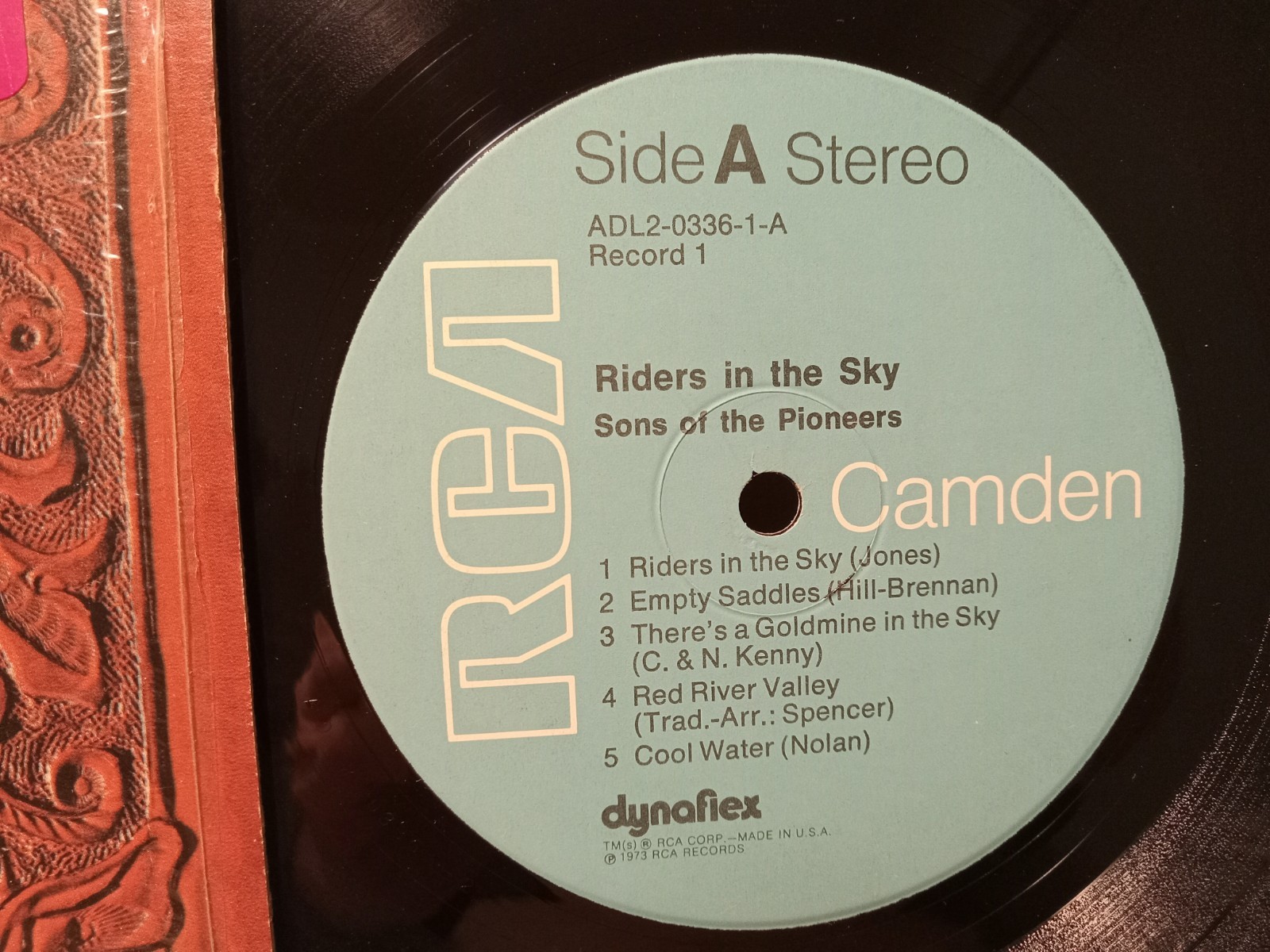 Sons Of The Pioneers – Riders In The Sky, Double LP VG+, RCA Camden ADL2-0336(e)