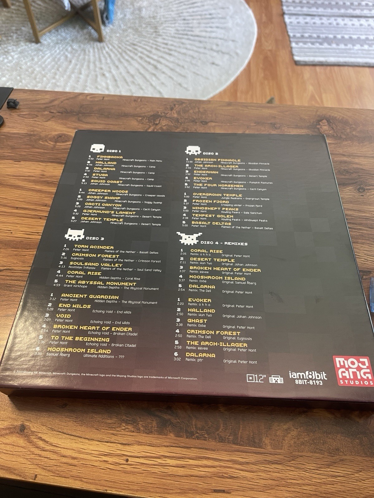 Minecraft Dungeons 4xLP Vinyl Box Set Mojang iam8bit