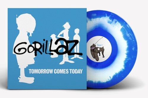 Gorillaz – Tomorrow Comes Today EP (white and blue colour-in-colour) [New Vinyl