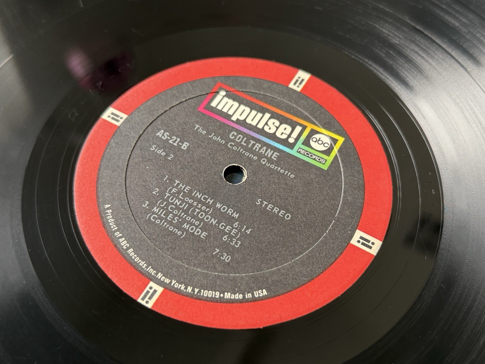John Coltrane Coltrane LP 1962 Impulse A-21 (Gatefold)
