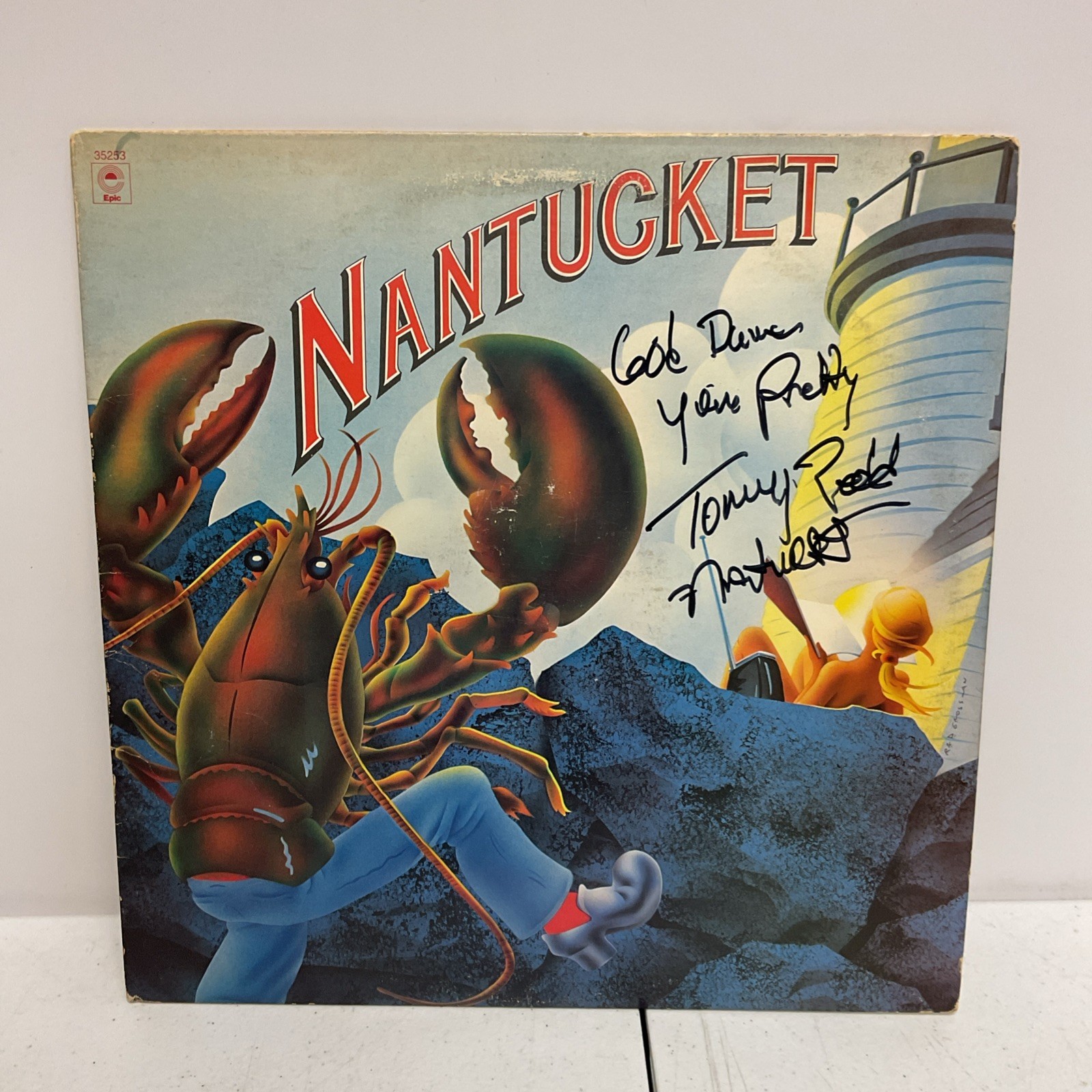 Nantucket Vinyl LP Signed By Guitarist Tommy Redd, VG+