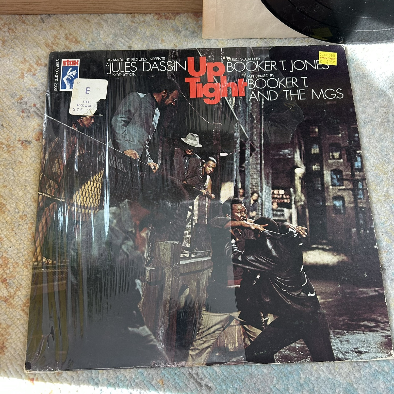 BOOKER T. & THE MGs Up Tight Original Soundtrack Stax Records In Shrink 1969 LP