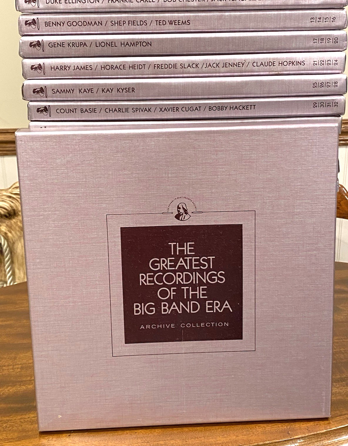 Franklin Mint GREATEST RECORDINGS OF THE BIG BAND ERA-Collection 96 of 100 LPs