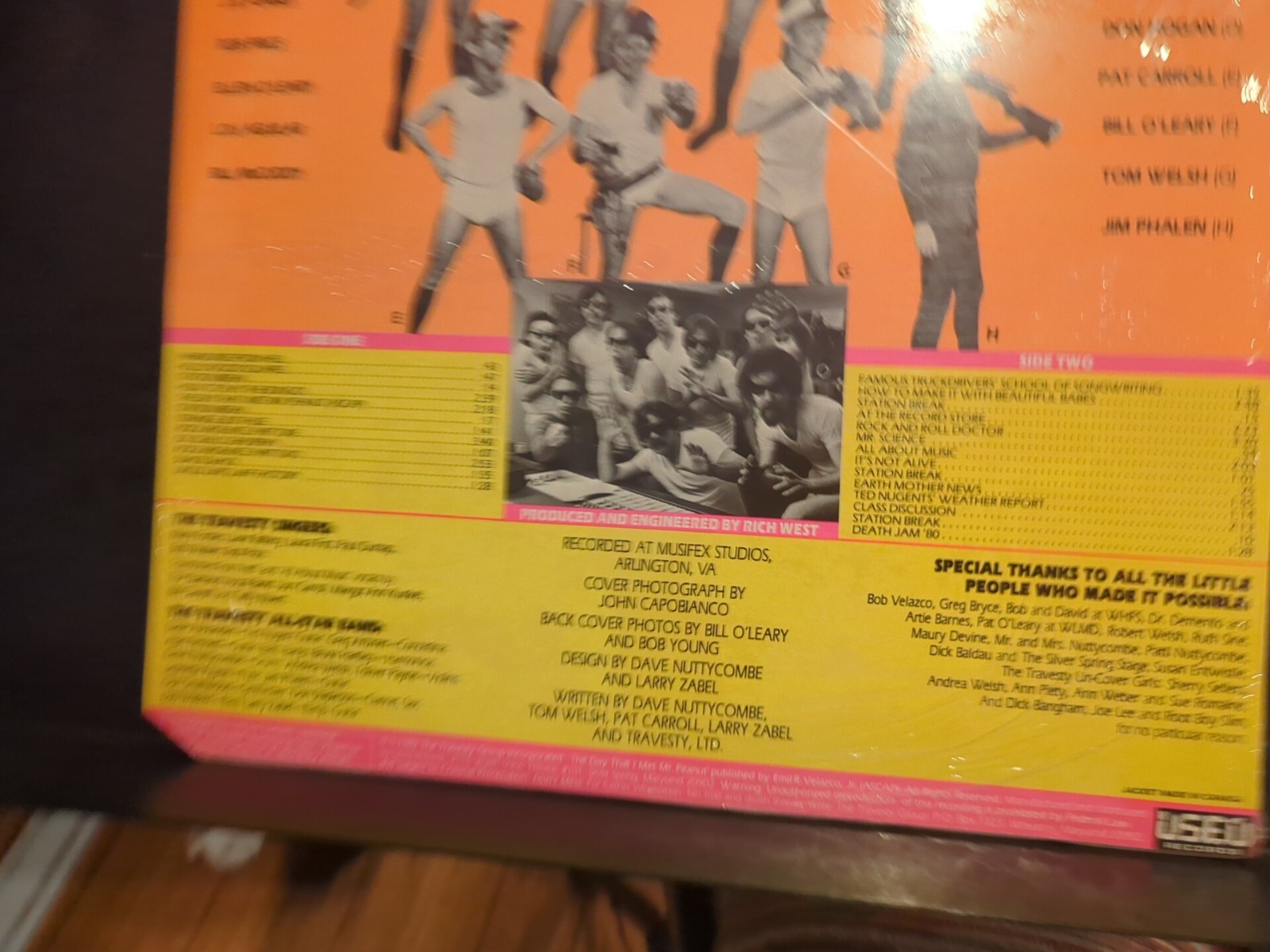 Travesty, Ltd. – Teen Comedy Party Rock Comedy Parody Sealed LP Record