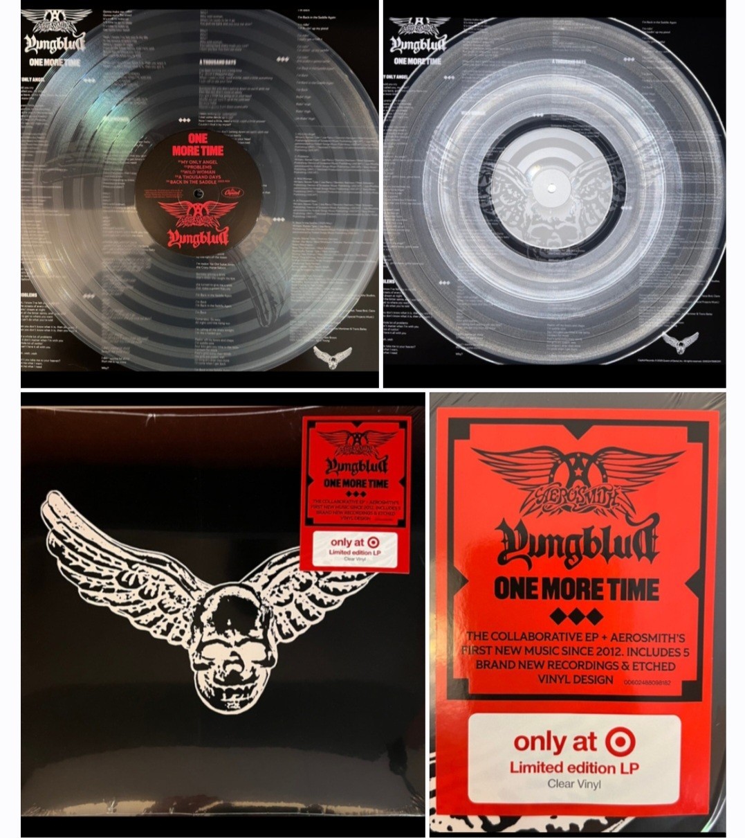 Aerosmith & Yungblud🔥 “One More Time” CLEAR VINYL EP. Sealed Target Exclusive