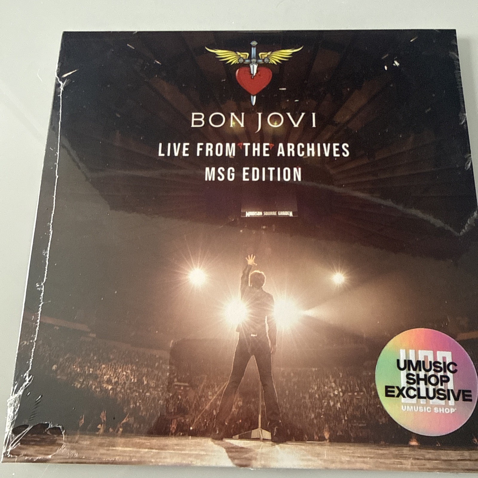 BON JOVI LIVE FROM THE ARCHIVES MSG EDITION 7 INCH SINGLE VINYL LP ONLY 1000 NY