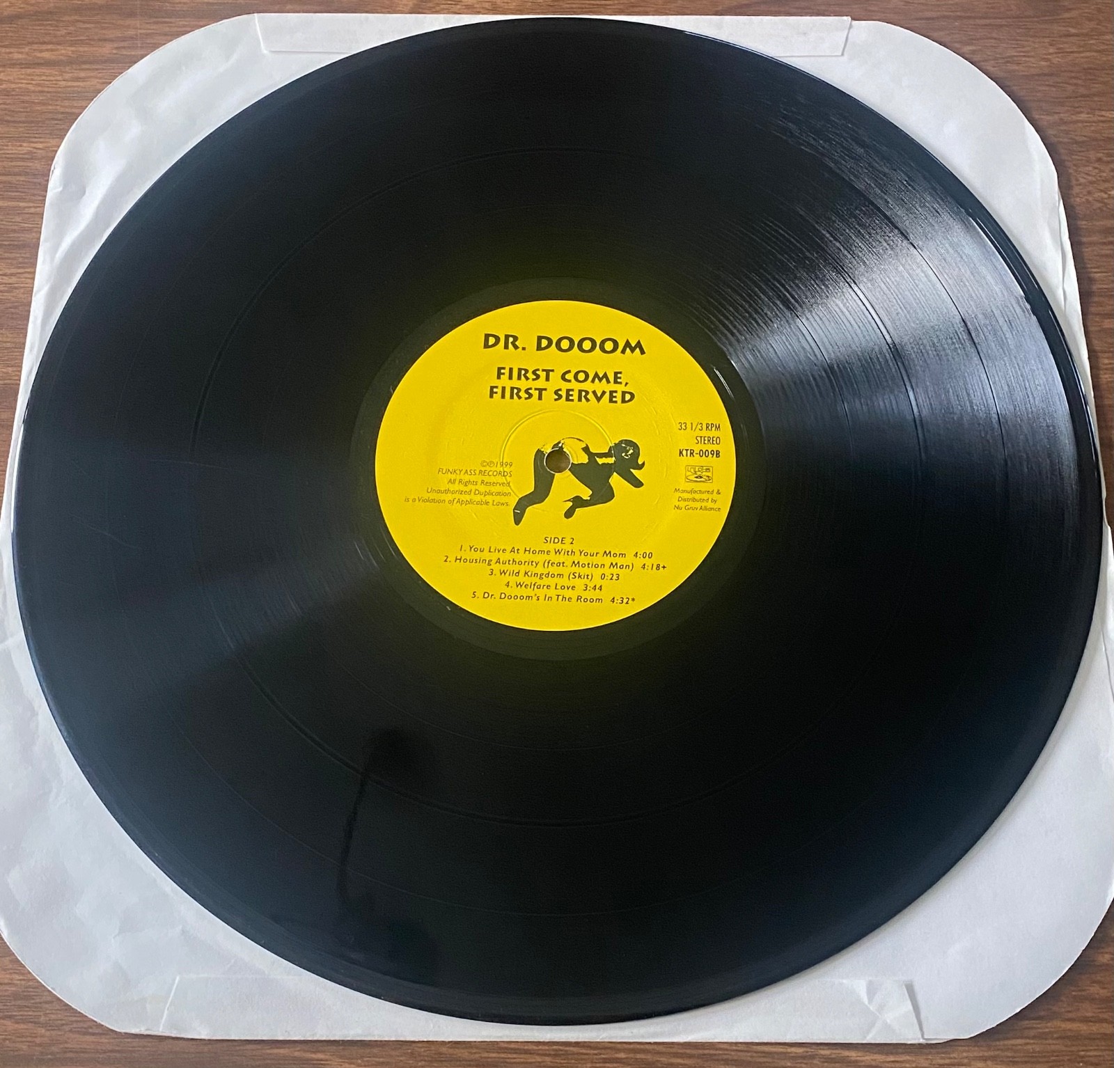 Dr. Dooom – First Come, First Served 2xLP – 1999 Funky Ass dr octagon kool keith