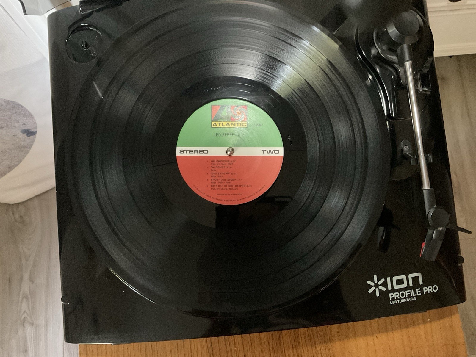 Led Zeppelin III Vinyl 2014 Atlantic 19128 Pallas Press Remaster By J DAVIS VG++