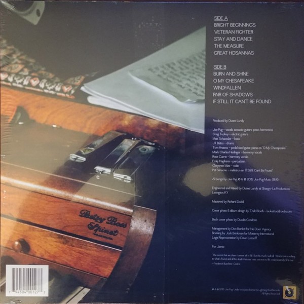 Joe Pug – Windfall – 2015 Lightning Rod Records – Clear Vinyl + CD