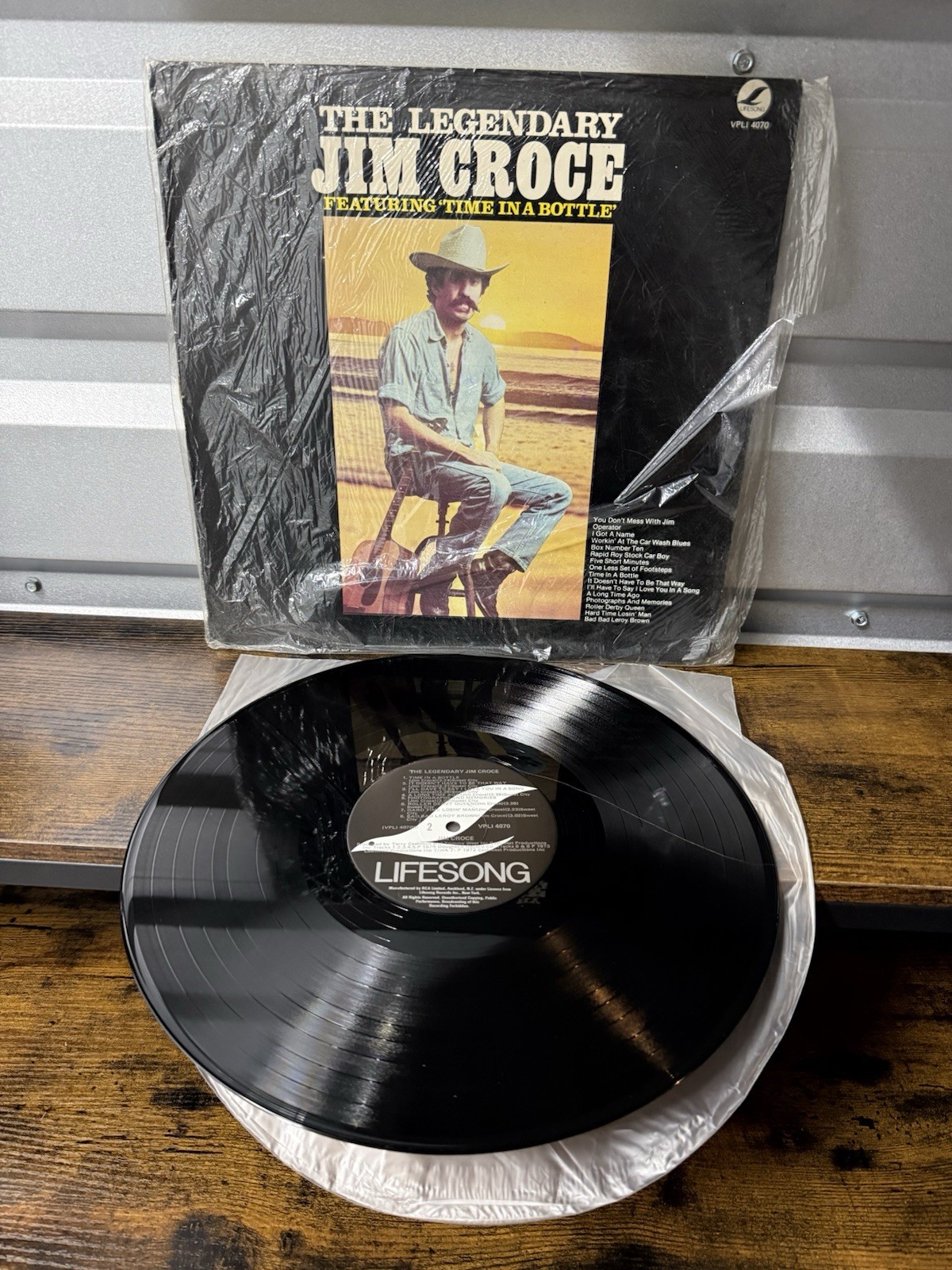 The Legendary Jim Croce Vinyl Records 12” 33 RPM VPLI 4070 Lifesong 1978