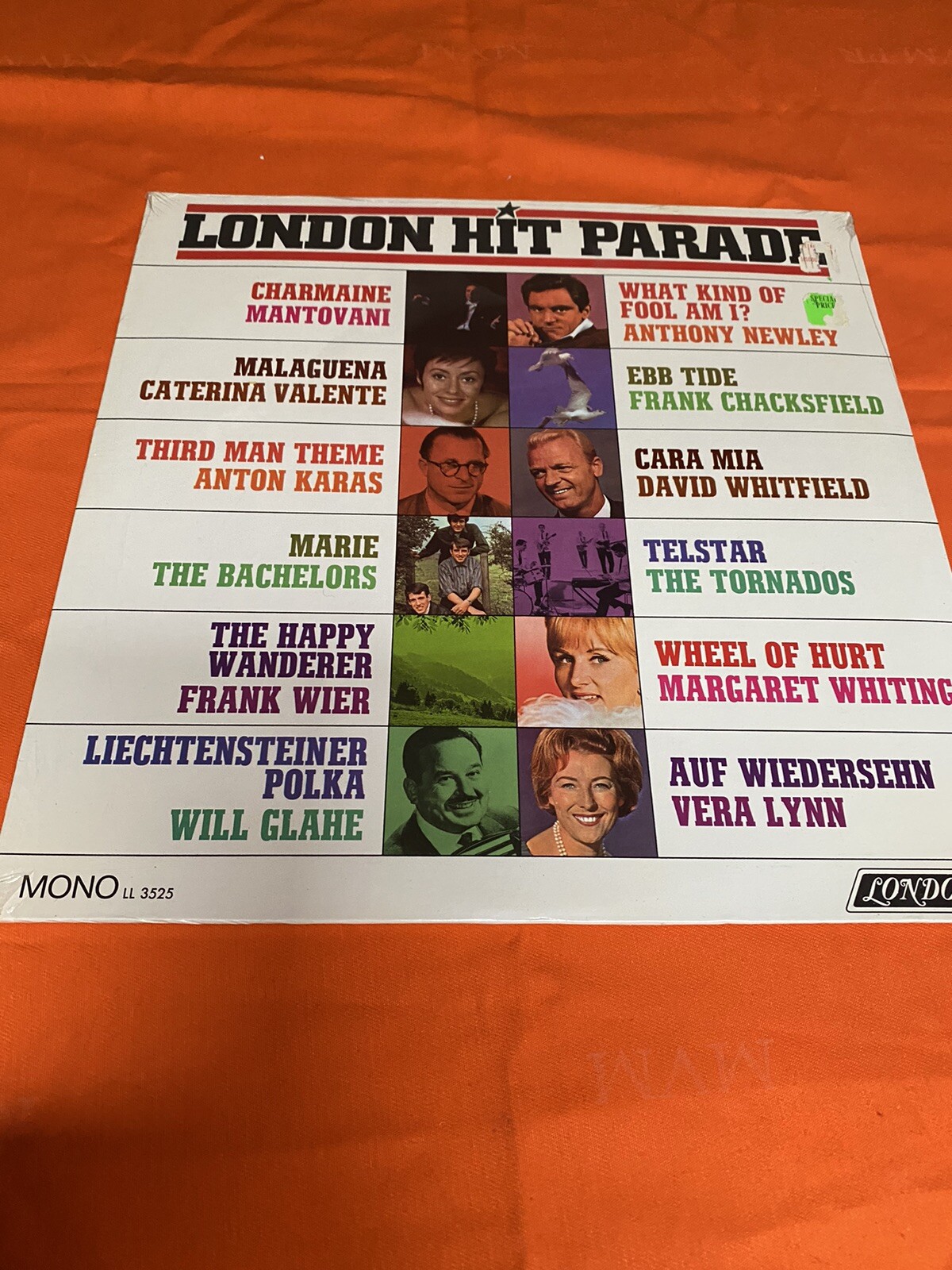 London Hit Parade Assorted Artists Original LP