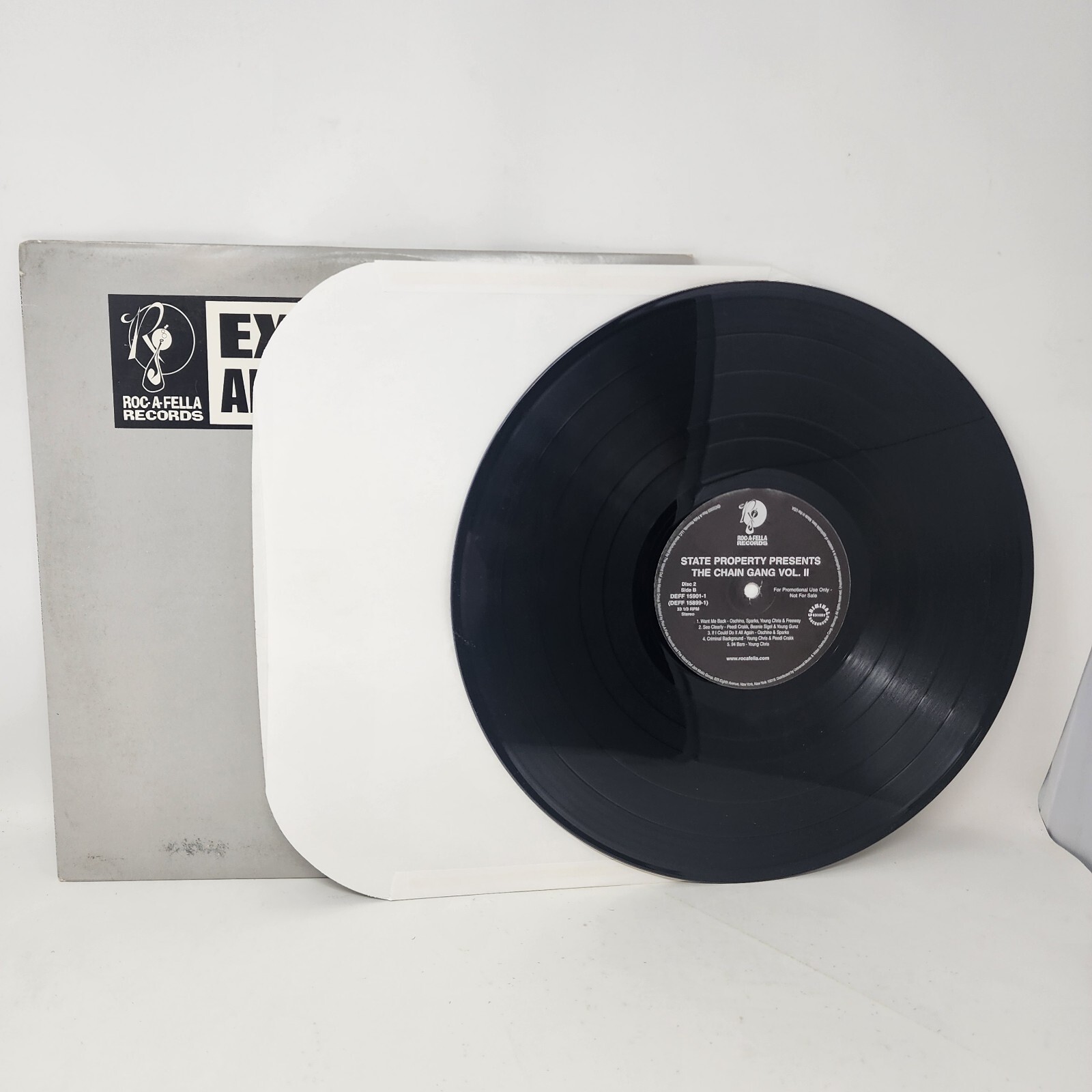 The Chain Gang Vol. II State Property Presents Vinyl Record Roc-A-Fella Records