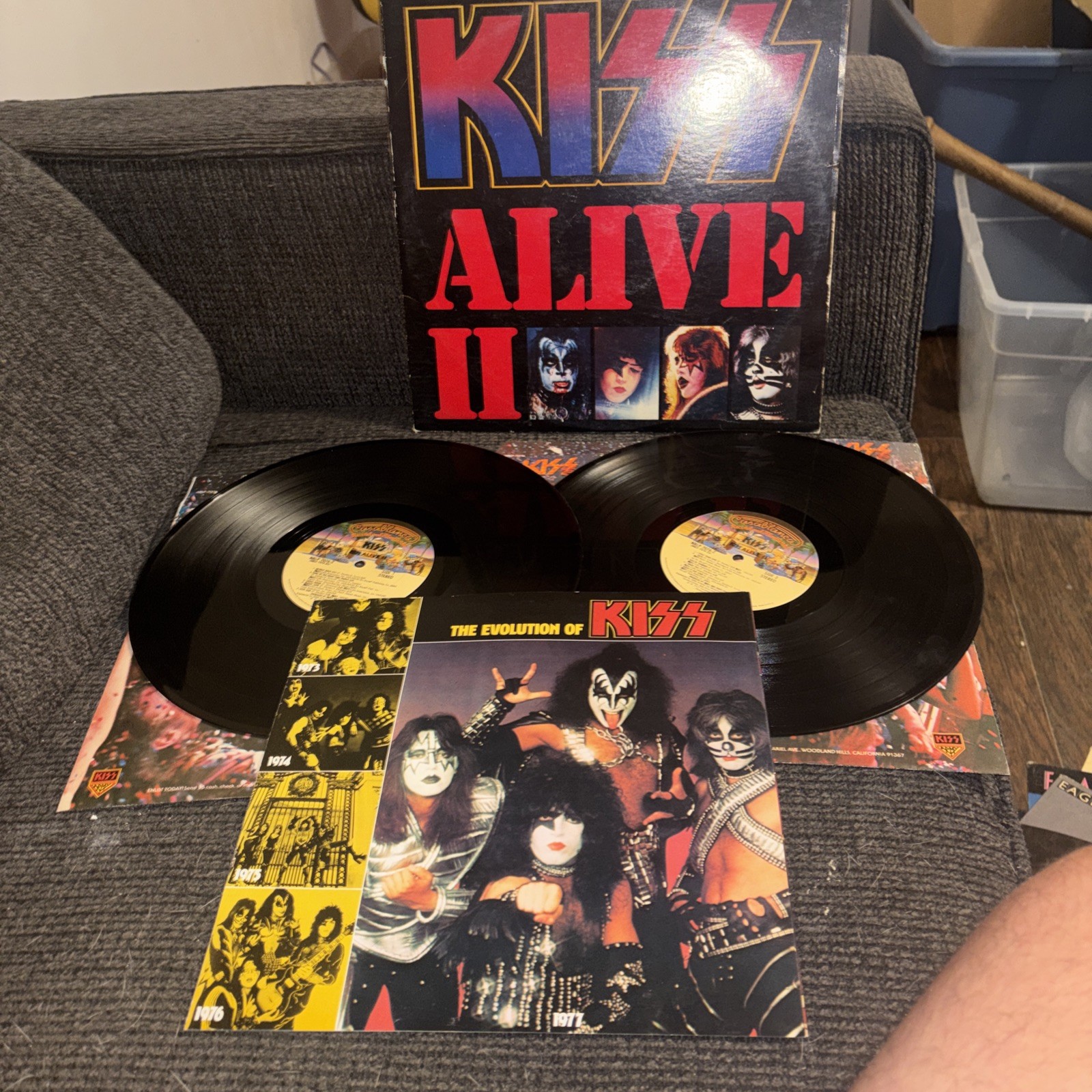 Kiss Alive II Double LP Vinyl Record Casablanca Rock 1977 Live 12″ 33 #owen