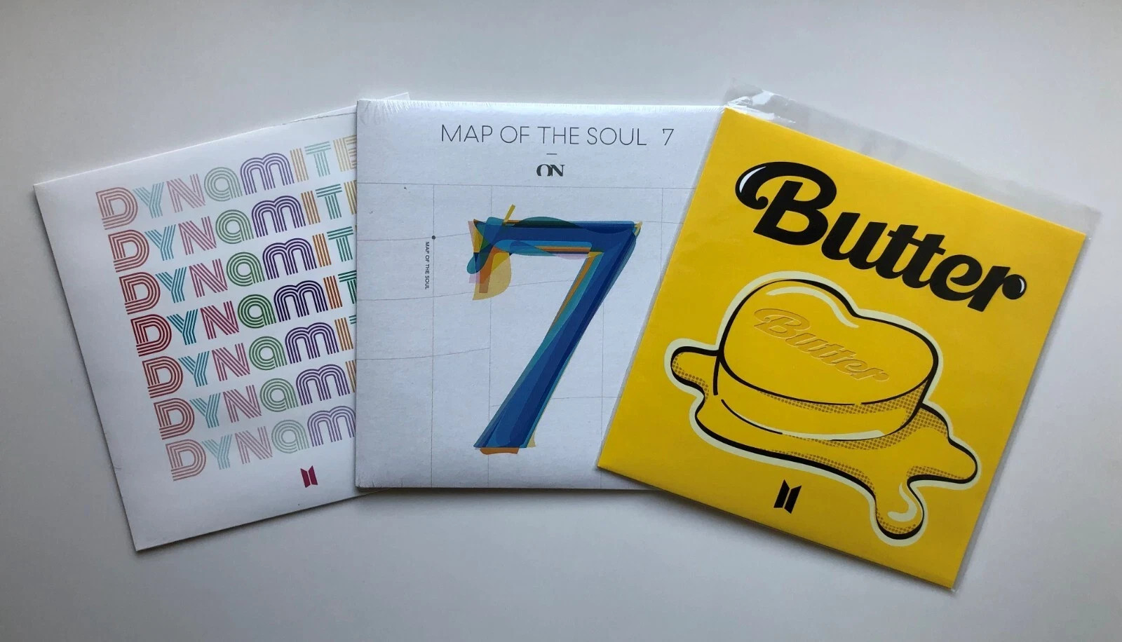 BTS Official Dynamite & Map of the Soul 7 & Butter Vinyl 7″” From Japan