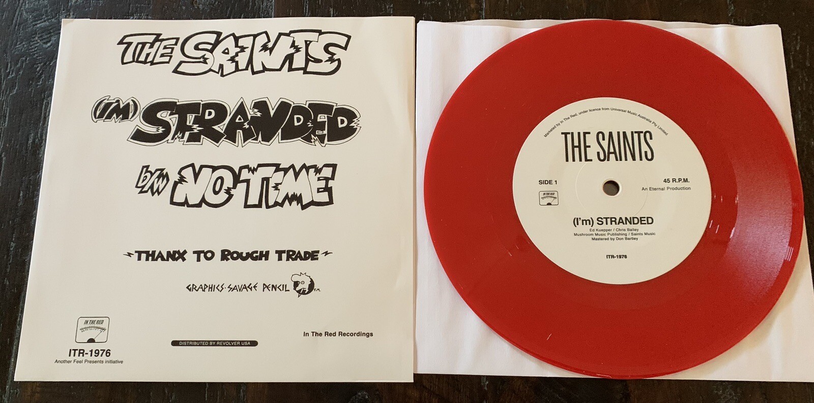 THE SAINTS (I’m) Stranded 7” Red Vinyl-The Scientists Radio Birdman The Victims