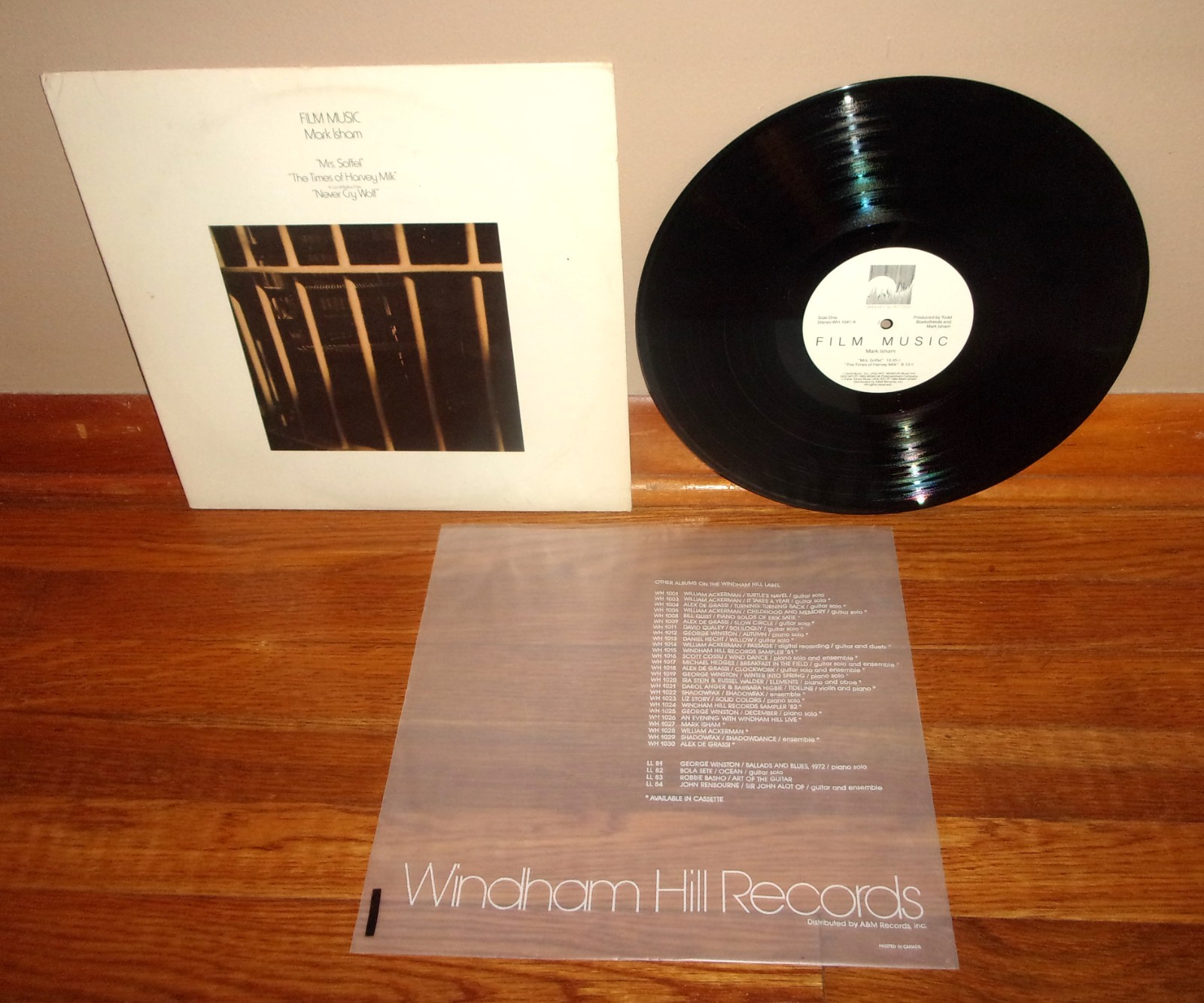 MARK ISHAM-Film Music-The Times of Harvey Milk-Mrs. Soffel-Never Cry Wolf-NM- lp