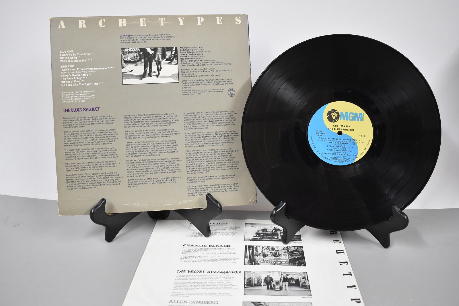 BLUES PROJECT: archetypes MGM 12″ LP 33 RPM VG++