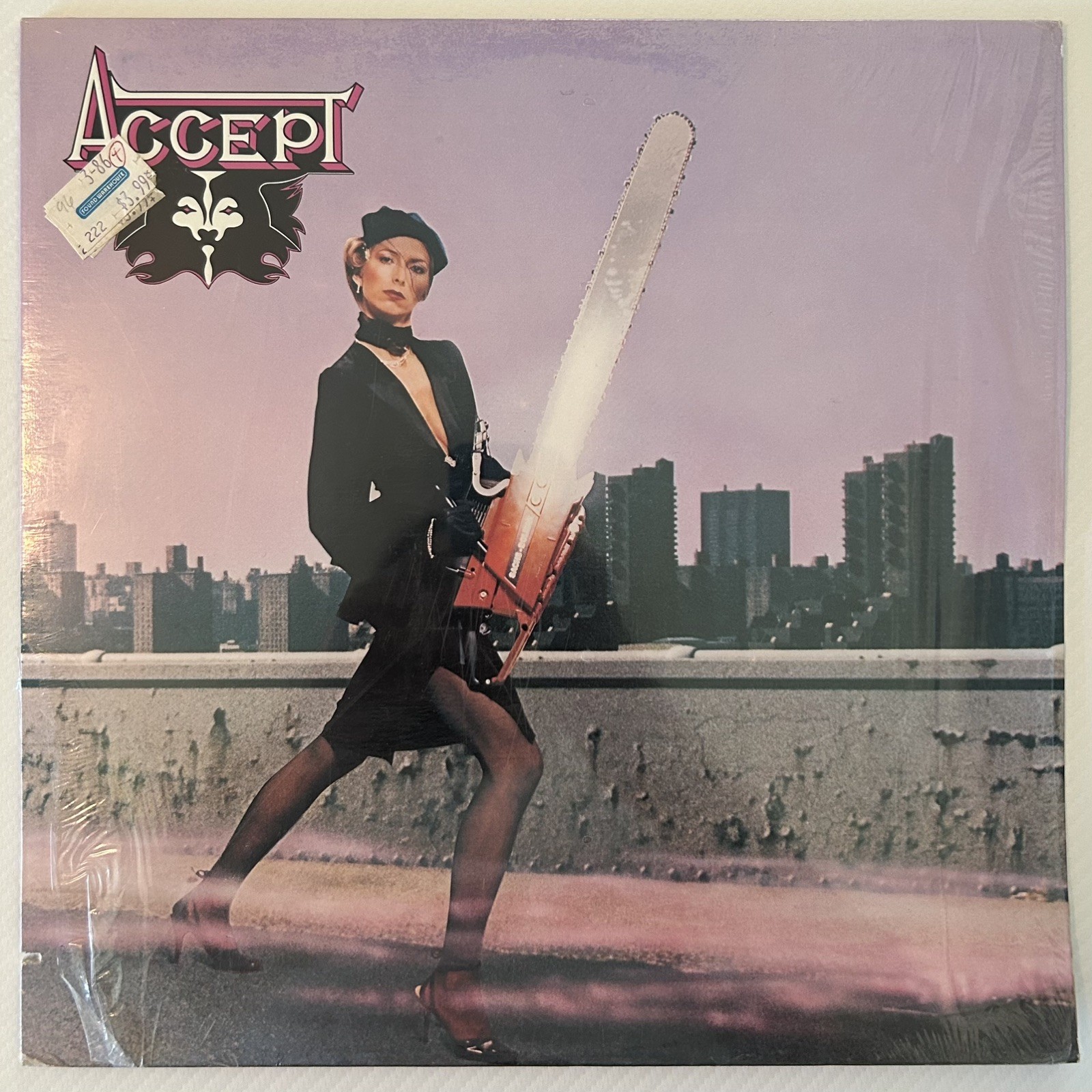 ACCEPT Accept 1984 PVC LP Vinyl Record IN SHRINK PLAY GRADED VG
