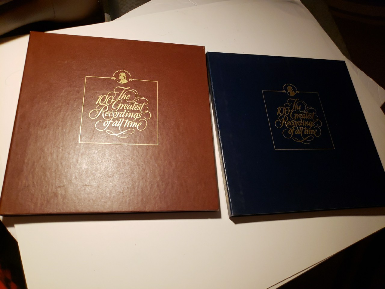 Lot Of 5 -2 LP Box Sets 100 Greatest Recordings Of All Time #’s 31-40 Red Vinyl
