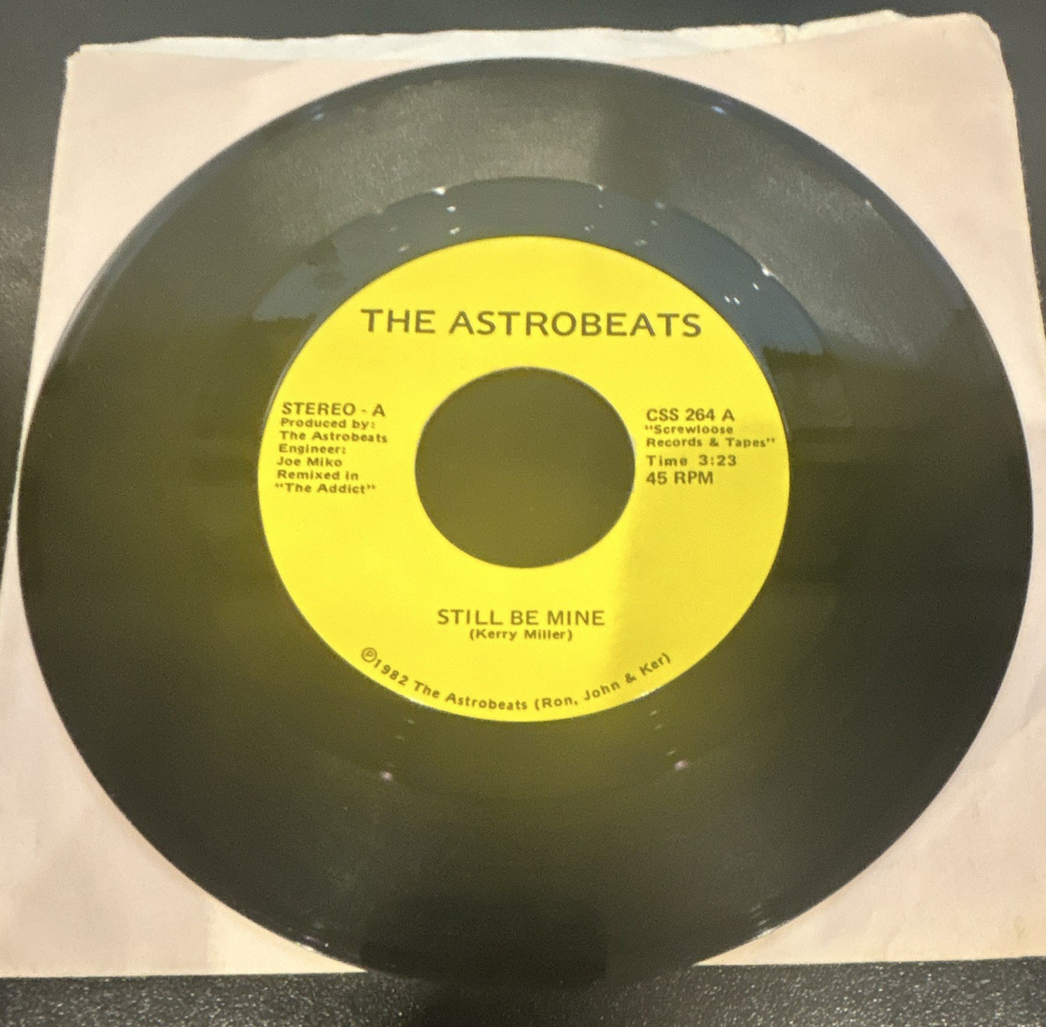 The Astrobeats Still Be Mine Screwloose Records 7″ 45 RPM Vinyl CSS 264