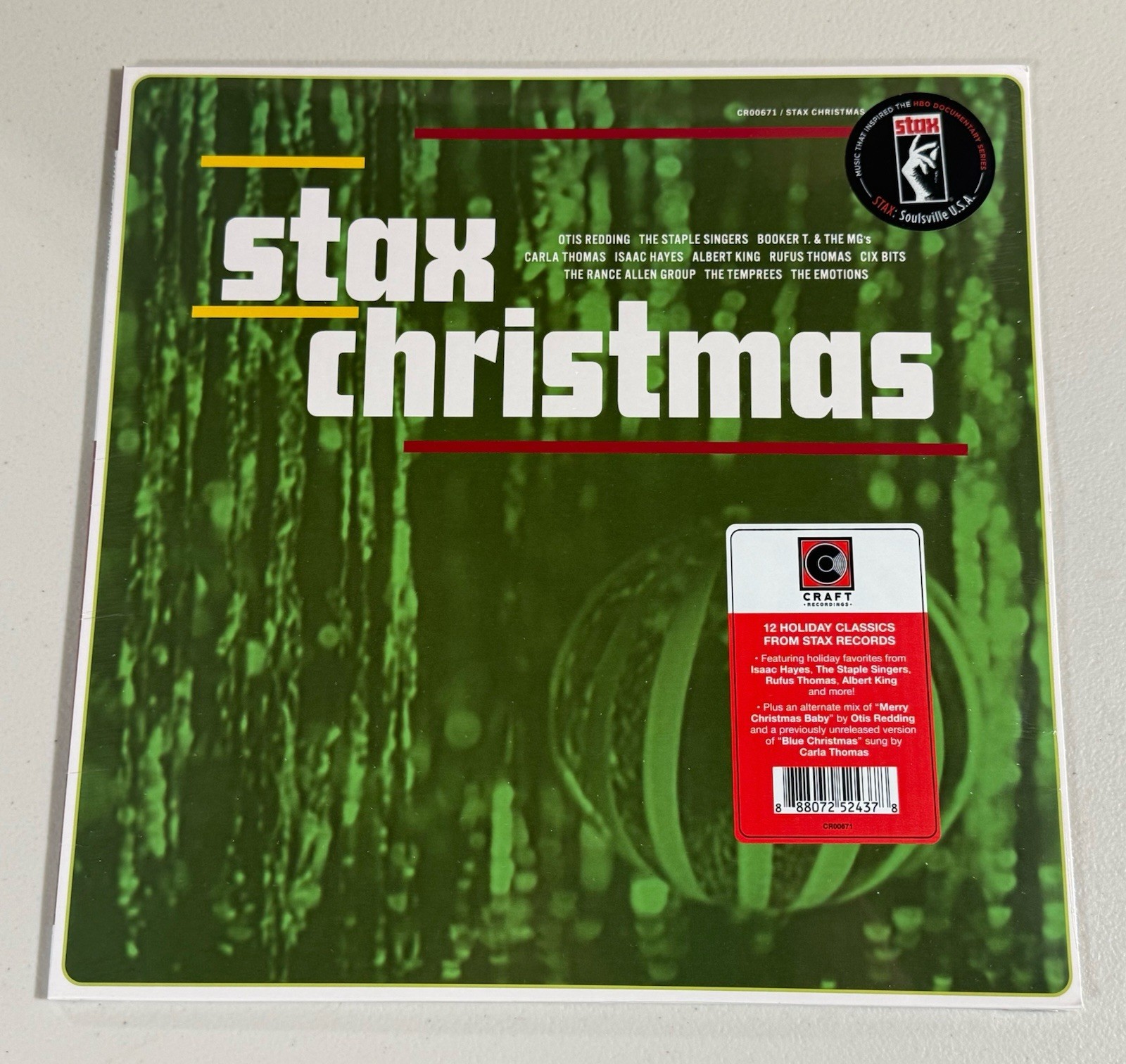 Stax Christmas Vinyl NEW Featuring Otis Redding, Isaac Hayes, & More