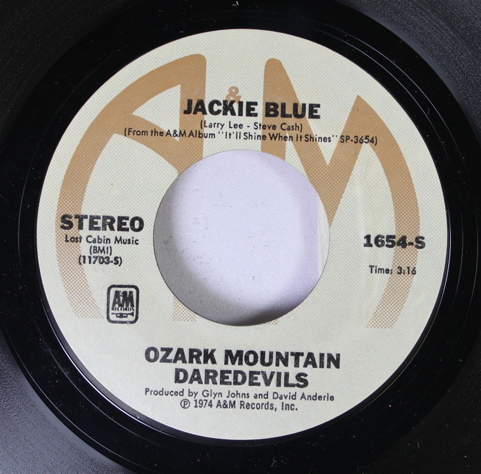 Rock 45 Ozark Mountain Daredevils – Better Days / Jackie Blue On A&M