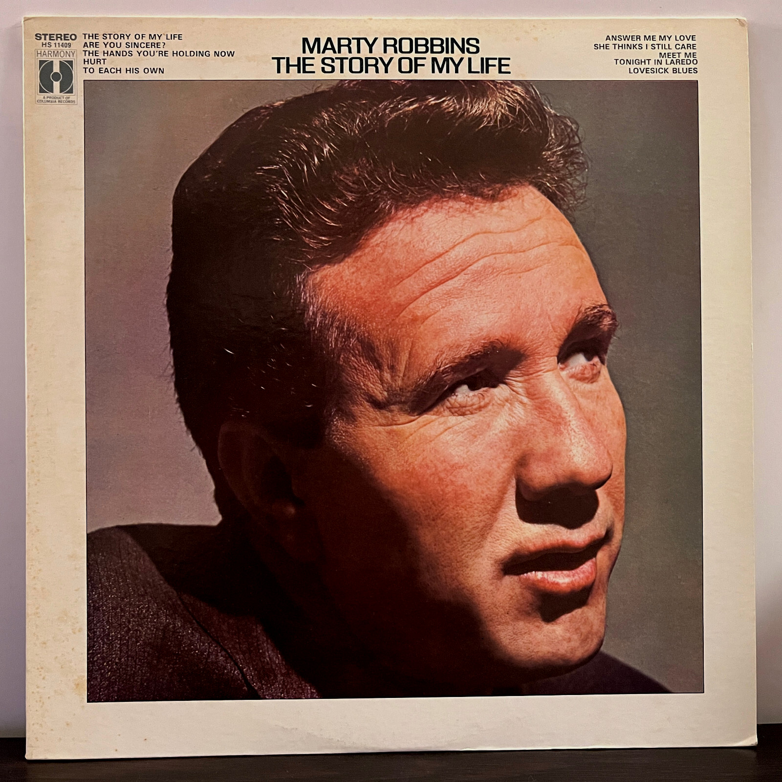 MARTY ROBBINS – The Story Of My Life (1970) – 12″ Vinyl Record LP – EX