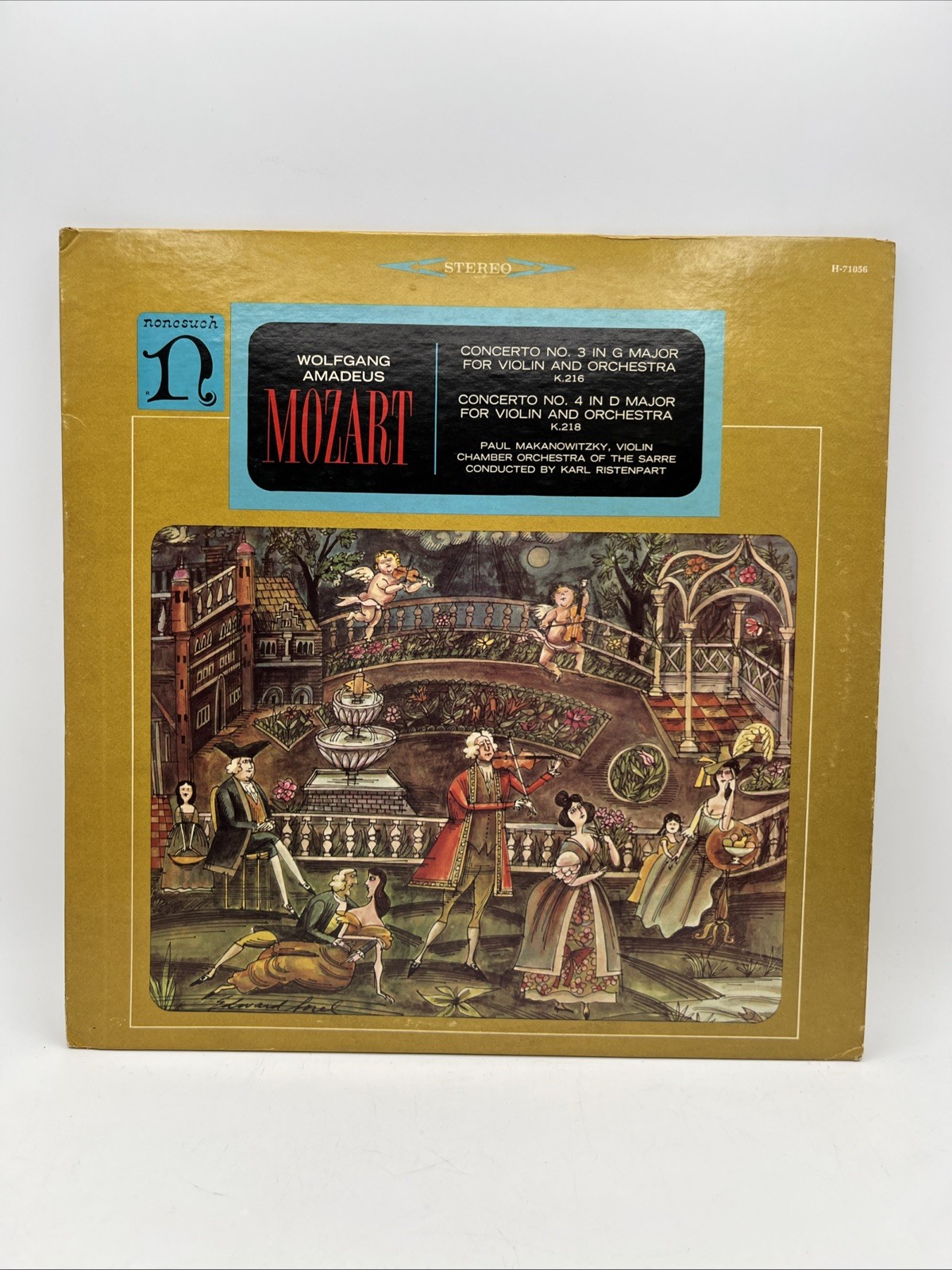 H-71056 (stereo) vinyl wolfgang amadeus mozart