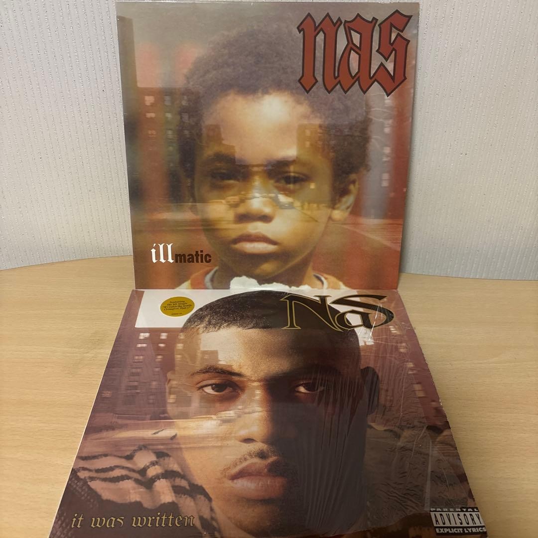 Nas Illmatic & It Was Written Vinyl LP Set Hip-Hop Soul Black Music