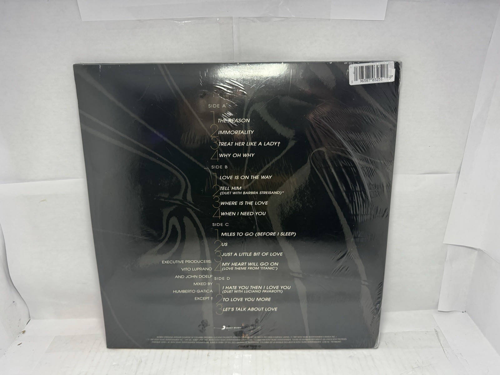 Celine Dion Let’s Talk About Love 2LP Orange Vinyl Limited Edition Sealed