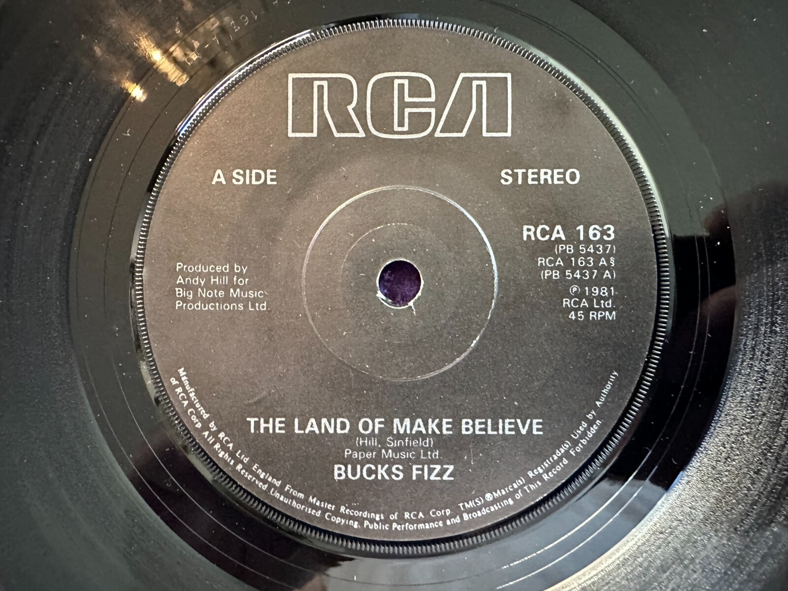 6x UK Lot 45 BUCKS FIZZ Rules Of / Run For / My Camera / The Land of / Piece of