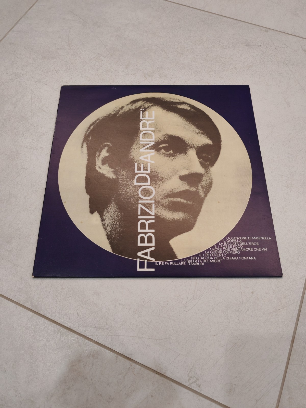 Fabrizio De André Volume 3 1970 Rarissimo Lp Della Dischi Ricordi