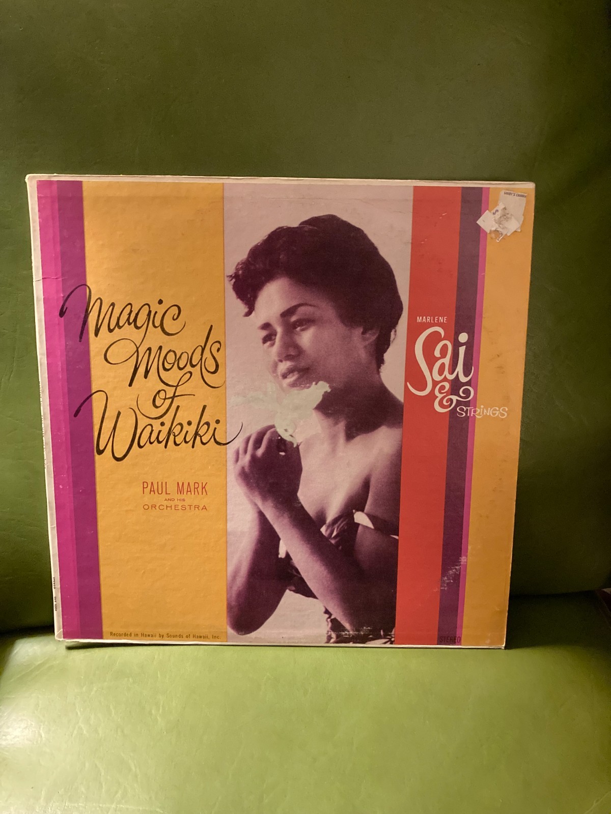 MARLENE SAI, PAUL MARK MAGIC MOODS OF WAIKIKI LP Vinyl HAWAII LEHUA RECORDS VG+