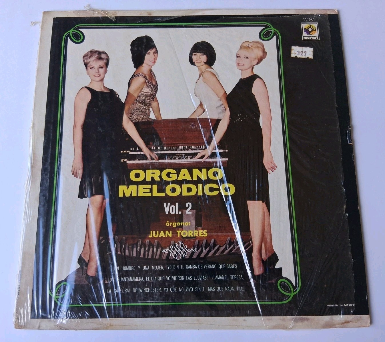 Juan Torres – Organo Melodico Vol. 2 Vinyl LP – Musart – Plays Great!