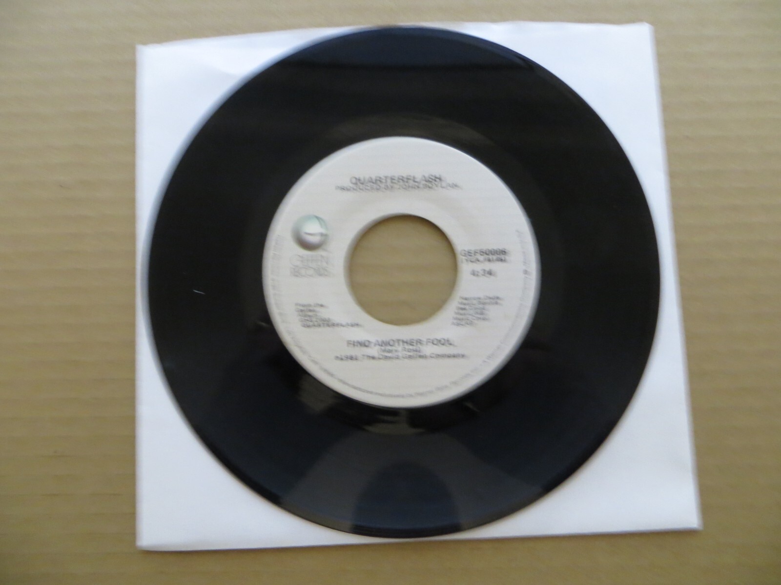 Quarterflash – Find Another Fool – 1982 – Geffen Records GEF50006 7″ Single VG