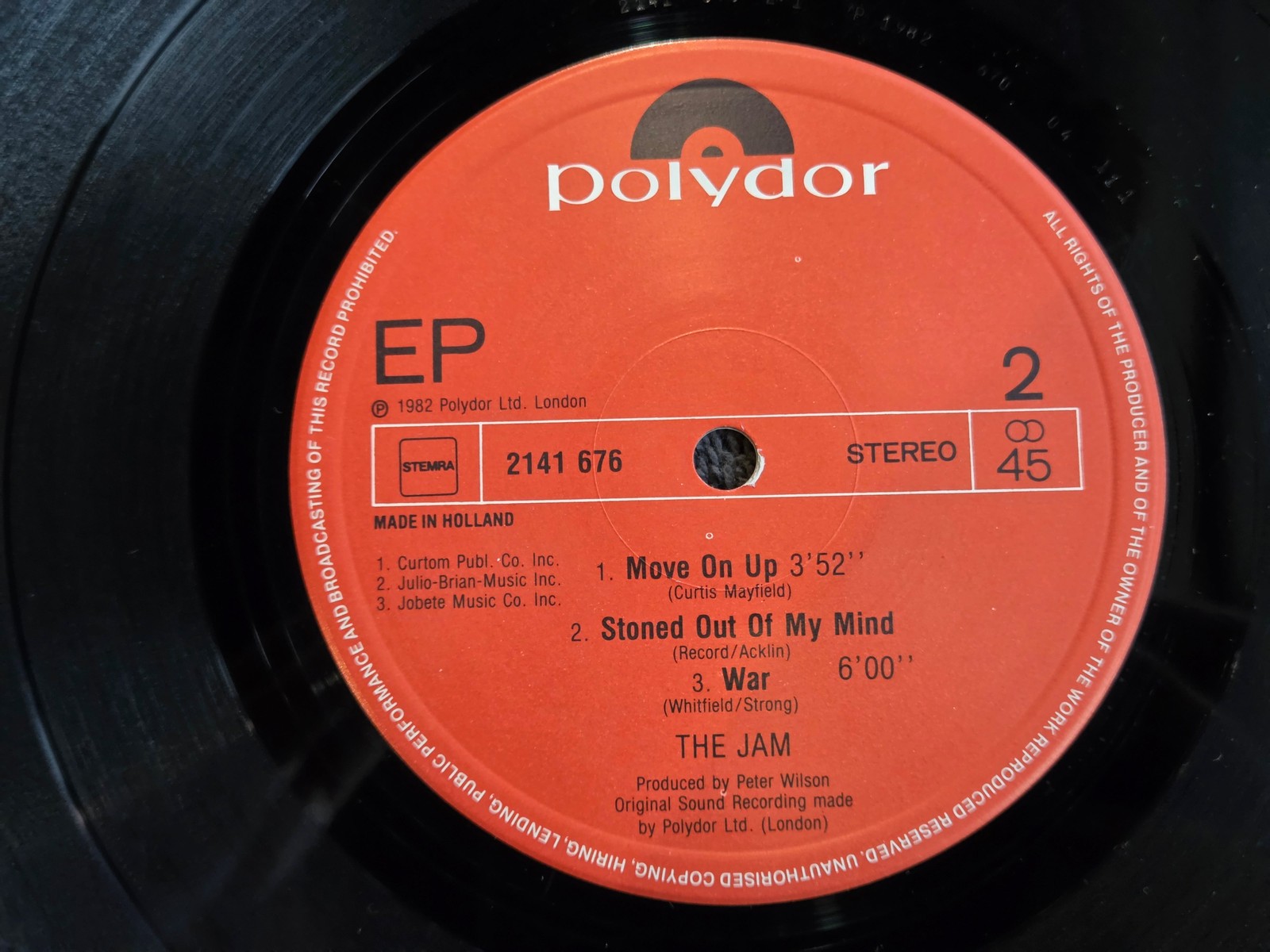 JAM BEAT SURRENDER IMPORT NETHERLANDS PAUL WELLER