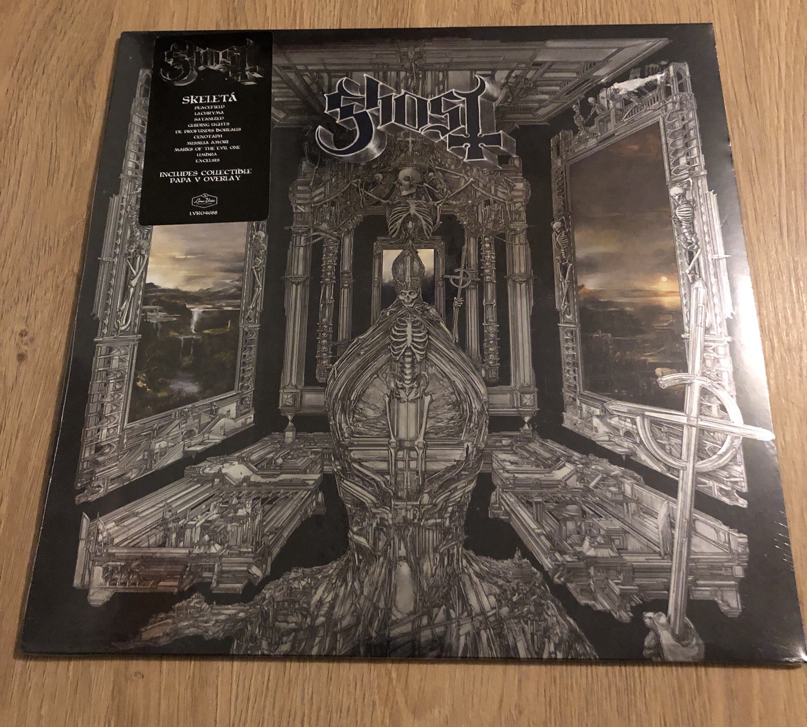 GHOST – SKELETA Vinyl LP record 12” NEW SEALED papa v emeritus Tobias Forge 5