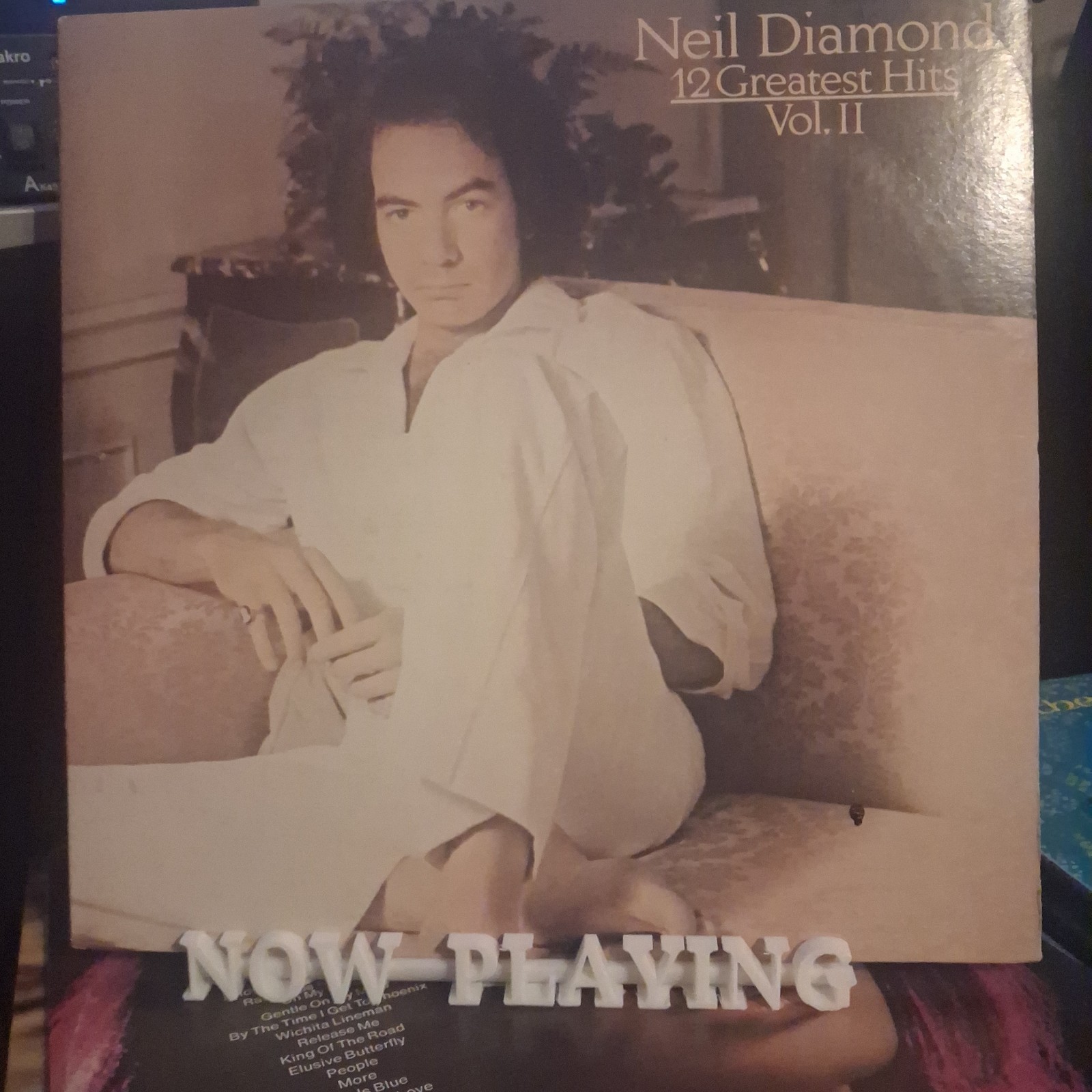 Neil Diamond 12 Greatest Hits Vol. II LP Vinyl Pop Columbia Stereo 1982