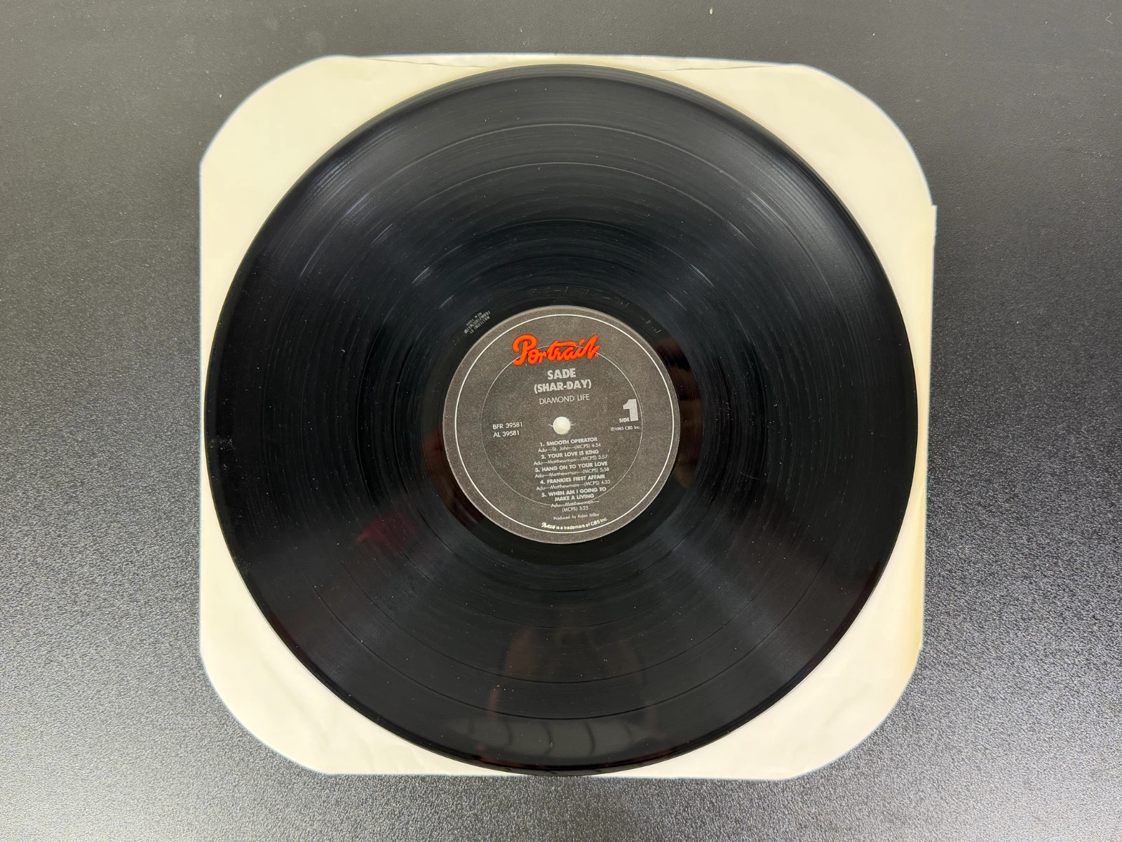 SADE Diamond Life PORTRAIT LP – EX/VG+