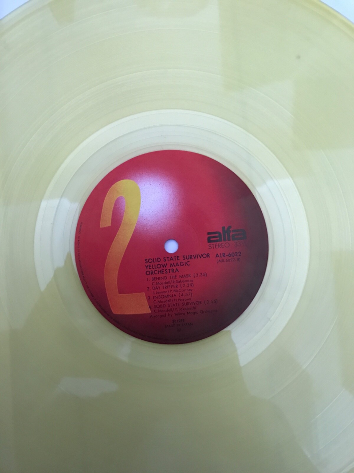 FIRST EDITION !! YMO Yellow Magic Orchestra Solid State Survivor Japan Vinyl LP