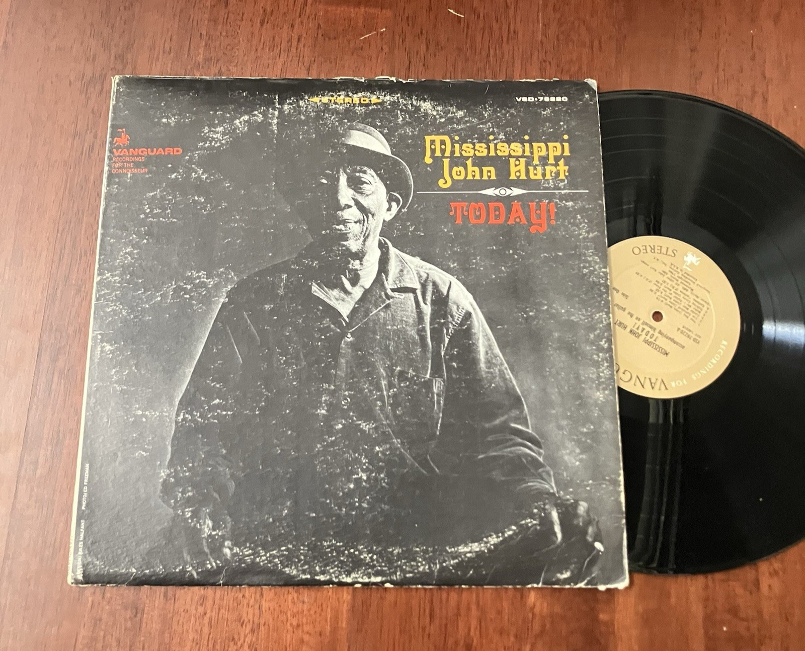 Mississippi John Hurt Today Vanguard LP VG PLUS COPY blues