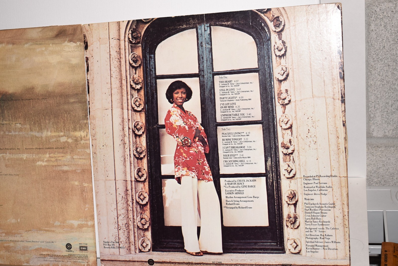 Lot of 3 Natalie Cole Vinyl, LP Natalie, Unpredictable & Thankful