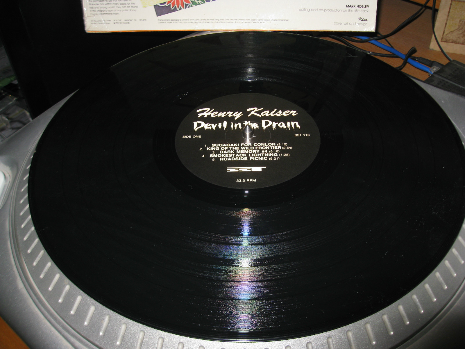 Henry Kaiser Devil In The Drain SHRINK SST-018 + SST AD Inserts!! NM-/EX