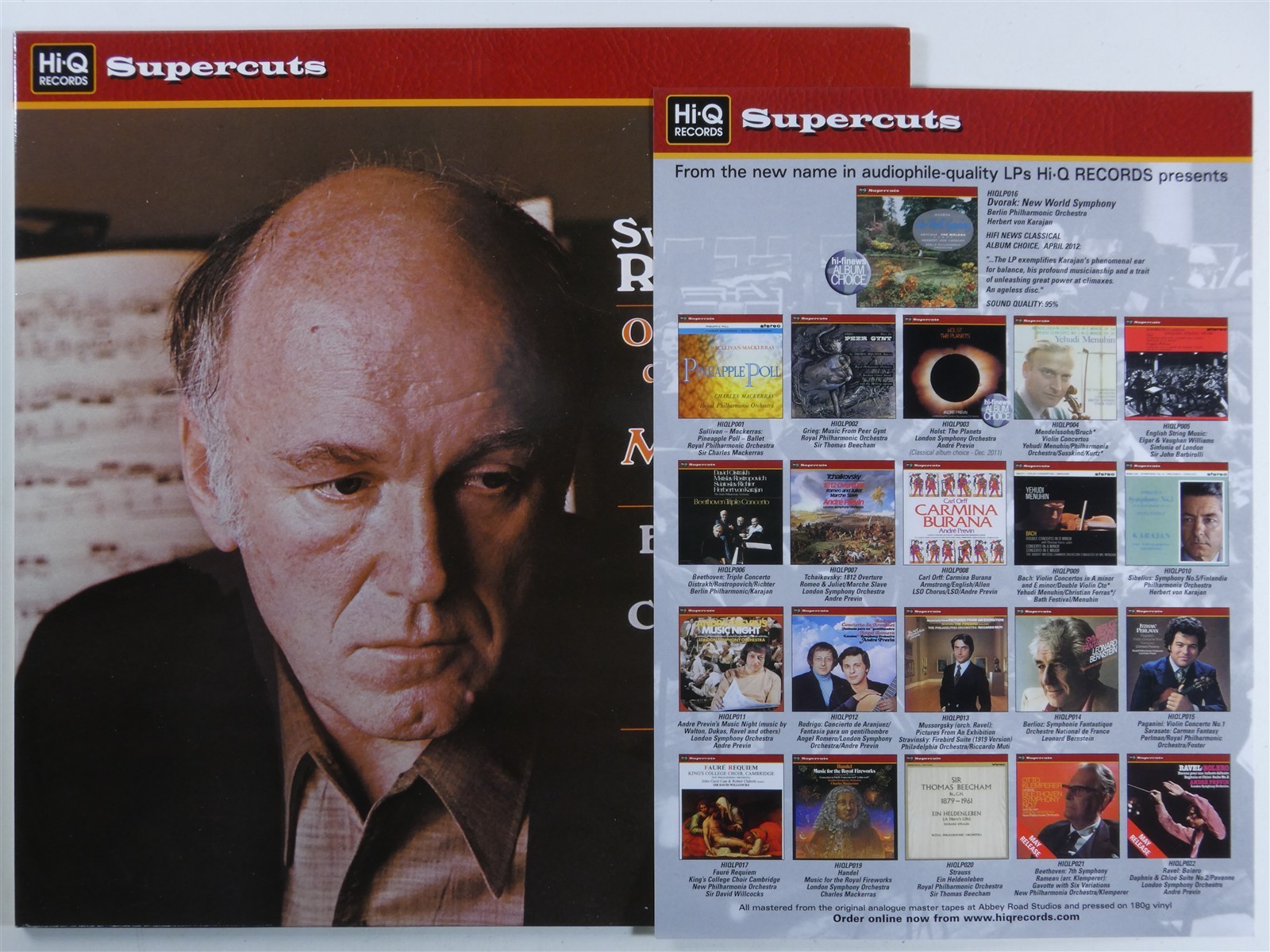 BRAHMS Piano Concerto No. 2 RICHTER / MAAZEL – HI-Q RECORDS LP NM 180g uk B617