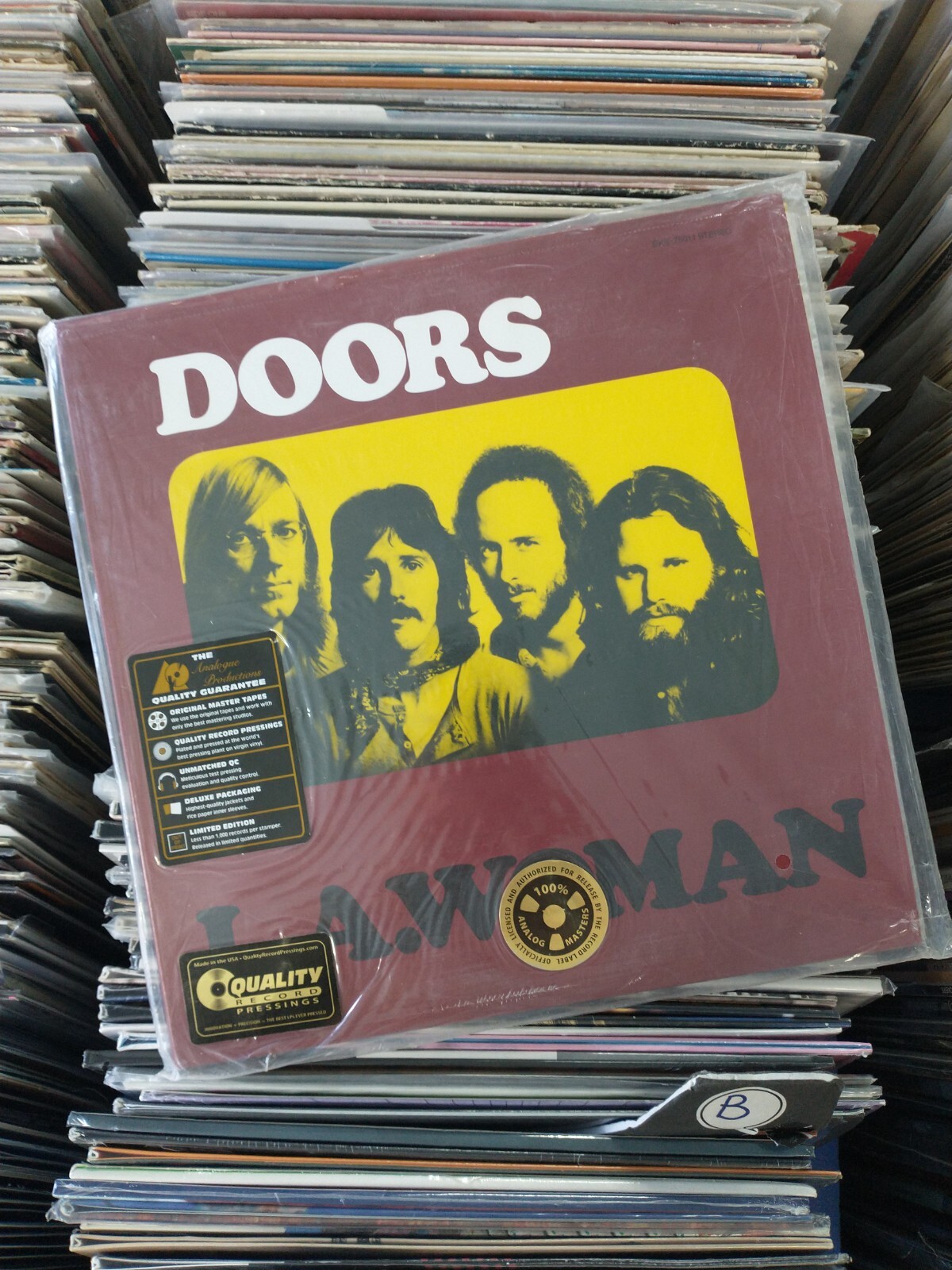 THE DOORS VINYL L.A. Woman 2LP 200gram New SEALED 2012/1971 Riders On The Storm