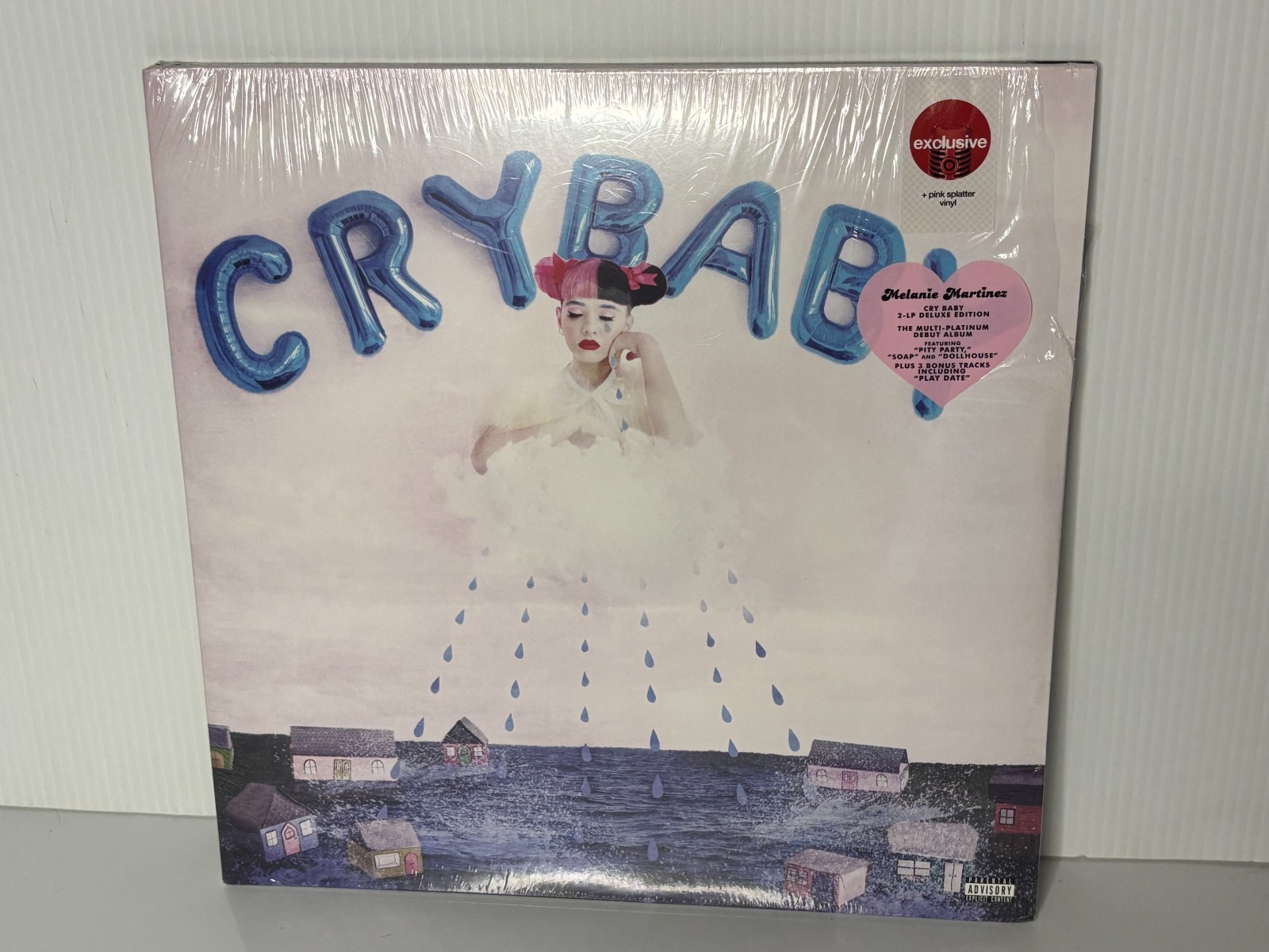 NEW Melanie Martinez Cry Baby Translucent Pink Marble Vinyl Records 2-LP Edition